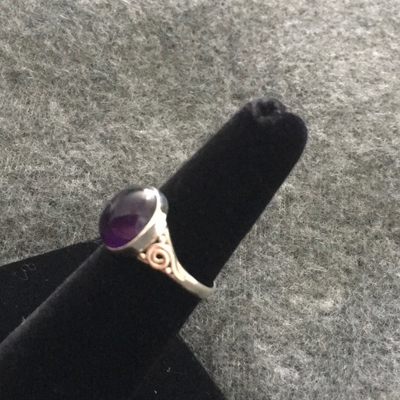 Sterling Amethyst ring - Picture 3 of 3